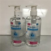 2 PCS CLEARAGERM HAND SANITIZER GEL 500ML