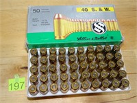 40 S&W 180gr Sellier & Bellot rnds 50ct