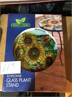 New Glass Plant Stand