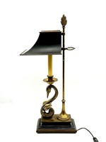 CHAPMAN EMPIRE STYLE SWAN LAMP