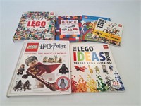 COLLECTION OF LEGO BOOKS X 6