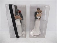 (2) Wedding Cake Toppers, African American