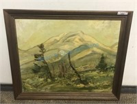 Orig Oil on Board Possibly Unsigned Stirling