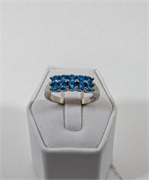 Sterling Silver Apatite Ring