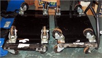 4 Heavy Duty 4 Caster Steel Car Mover Caddy Set