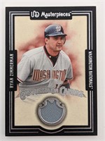 Ryan Zimmerman Baseball Trading Card with Game Use
