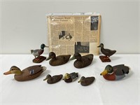 Henry Patience Miniature Duck Decoys