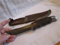 Vintage Schrade Walden 147 Hunting Knife 8&7/8"