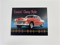 Modern sign cruisin Chevy style 1955 Bel air