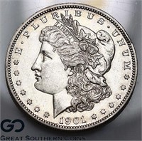 1901 Morgan Dollar PROOF, Details, UncPF Bid: 2150
