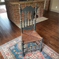 Reproduction Banister Back Chair w/ Rush Seat