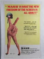 MASH (1970) Linen Backed Movie Poster