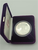 1986 American Eagle Proof Silver 1oz Boxed
