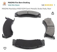 MAGMA MaxValue MXD102M Semi-Metallic Brake Pads