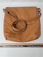 THIRTY ONE Brown Purse/Brown Strap-NEW-Zipper Flap