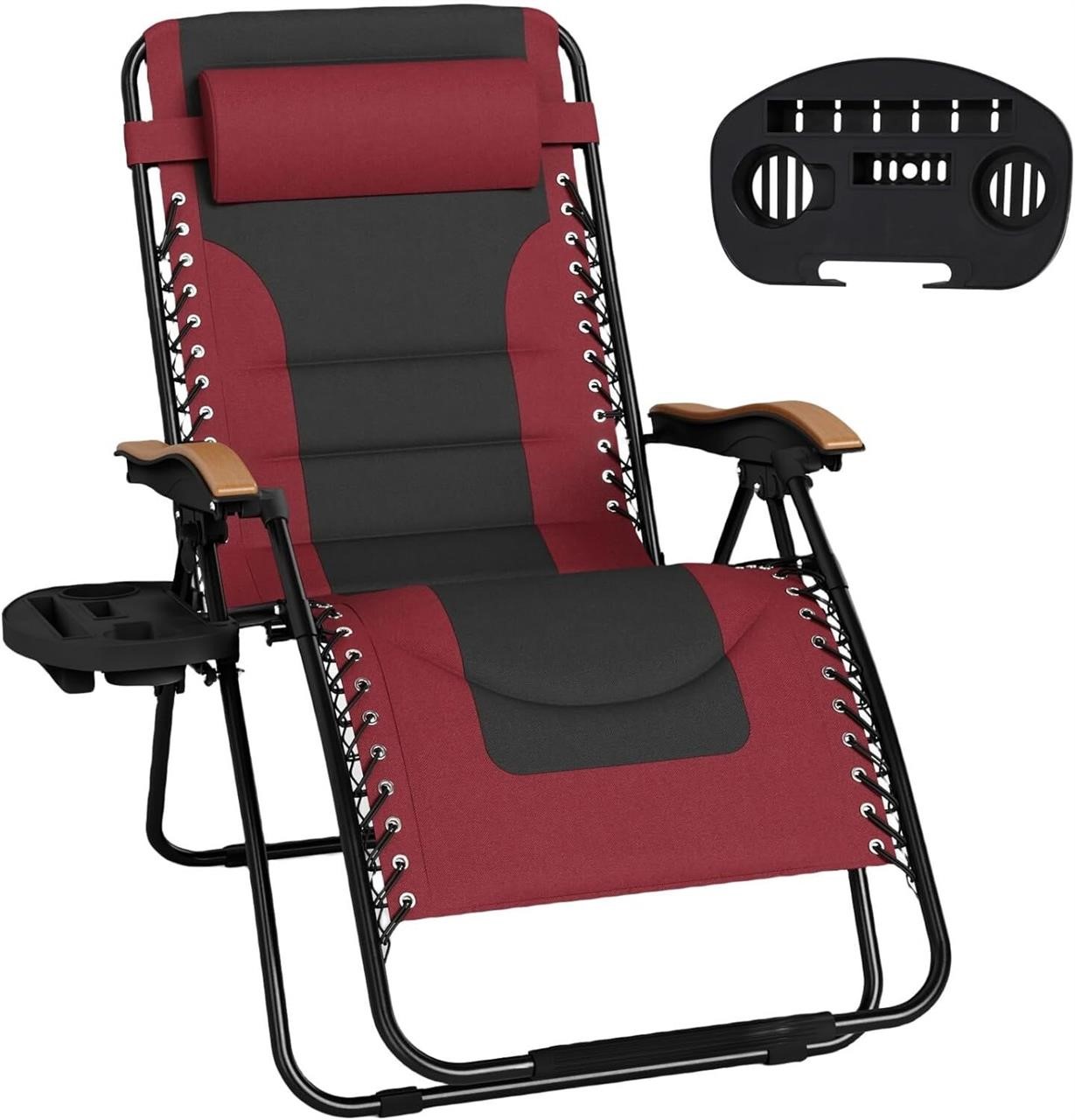 MFSTUDIO Zero Gravity Chair  Oversized  Red.
