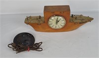 Vtg Yankee Clipper Nautical Clock