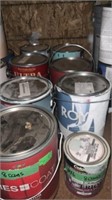 Assorted  Cans of Paint  (8)