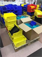 ASSORTED STACKABLE BINS, NEW LISTING 12-9-20