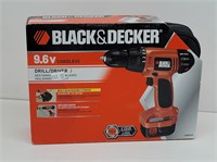 Black & Decker 9.6 Volt Drill/Driver new