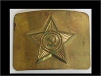 SOVIET ARMY BRASS BELT BUCKLE