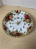 Royal Albert ‘ Old Country Roses ‘ Clock made
