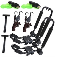 Premium Folding Kayak Rack J-Bar Car Roof Rack for