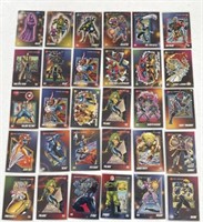 100+ 1992 Marvel cards w/ 100+ comic cards