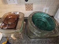 LOT GLASS BAKEWARE & REFRIGERATOR DISH