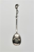 SCOTTISH STERLING SILVER BERRY SPOON