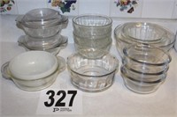 Box Lot Small Glass Bakeware Bowls