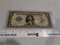 Large $1 US Silver Cert. Note 1923