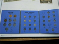 Album of Two Cent / Nickel Three cent Coins
