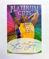 Kobe Bryant Platinum Cuts Iconic ink Facsimil Auto