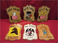 Wooden Tavern Signs