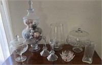 Lot of Glass items