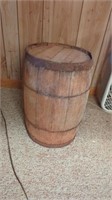 SMALL WHISKEY BARREL THAT IS 11"X17"