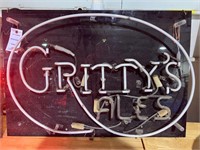 "Gritty's Ales" Neon Sign