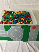 Tub of K'Nex Building Blocks