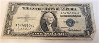 1935 F One Dollar Silver Certificate Bill