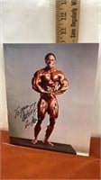 Signed photo of Lee Haney  in plastic sleeve