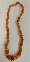 26" Amber Beaded Necklace