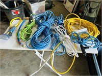 various size extension cords - good condition