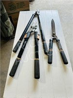 3 style fiskars loppers and trimmers