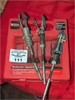 Woodworkers tapered drill bit set, etc