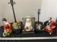 Assorted Five Japanese Figurines