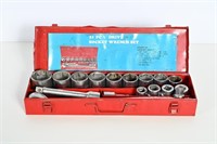 21pc 3/4in Drive Socket Wrench Set