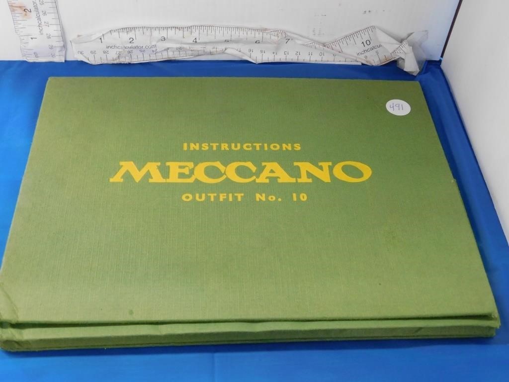 BOOK INSTRUCTIONS MECCANO #10.1