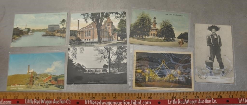 Vintage local postcards, see pics