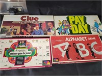 Vintage Games - Clue, Pay Day & More